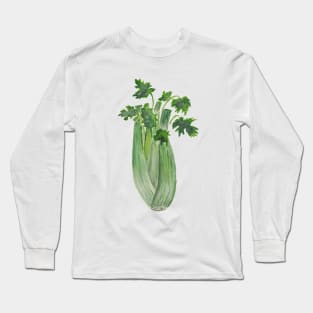 Celery Vegetable Long Sleeve T-Shirt